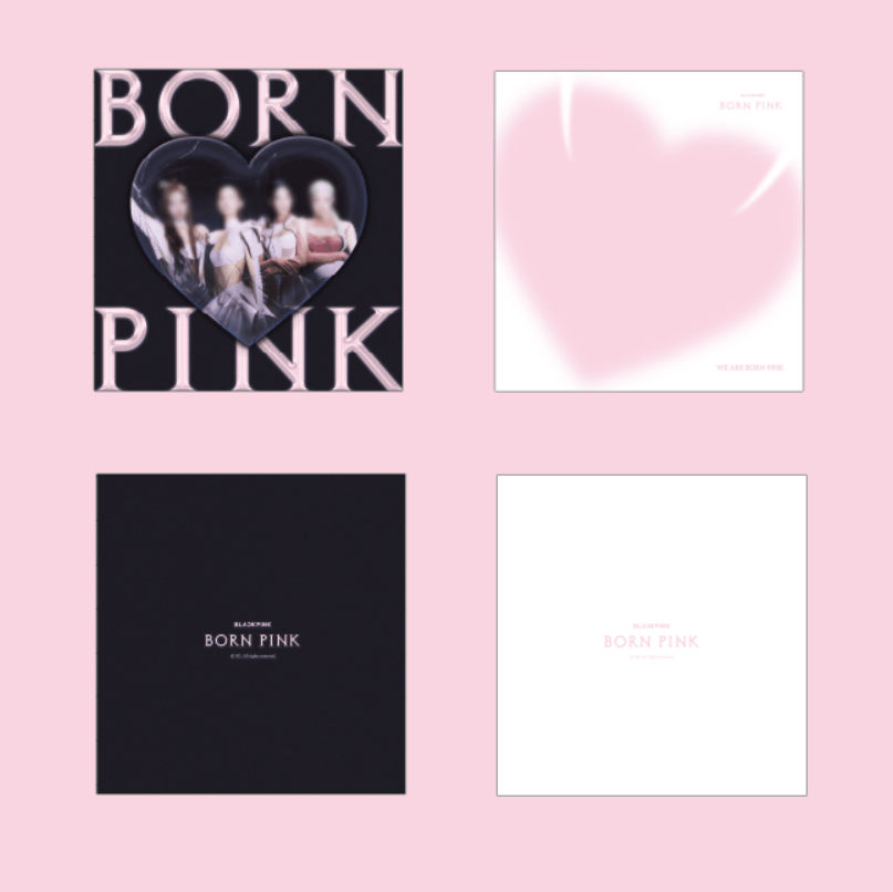 NEW-BLACKPINK- Born Pink - Disk Photo Binder