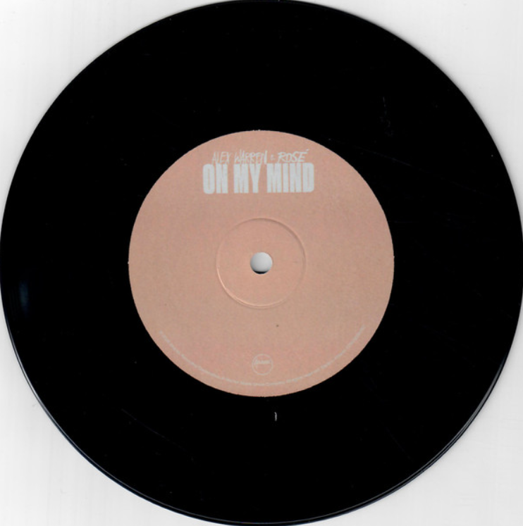 NUEVO-Alex Warren (6) & Rosé (2) ‎– On My Mind