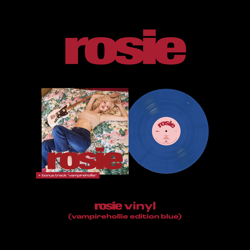 Vinilo Rosie – Vampirehollie Edition (Azul Translúcido) open box– Edición Limitada