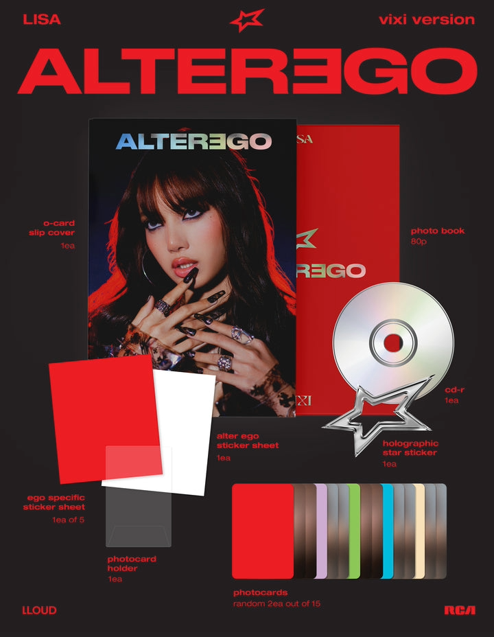 VIXI-BLACKPINK LISA ALTER EGO (PHOTOBOOK VER.)